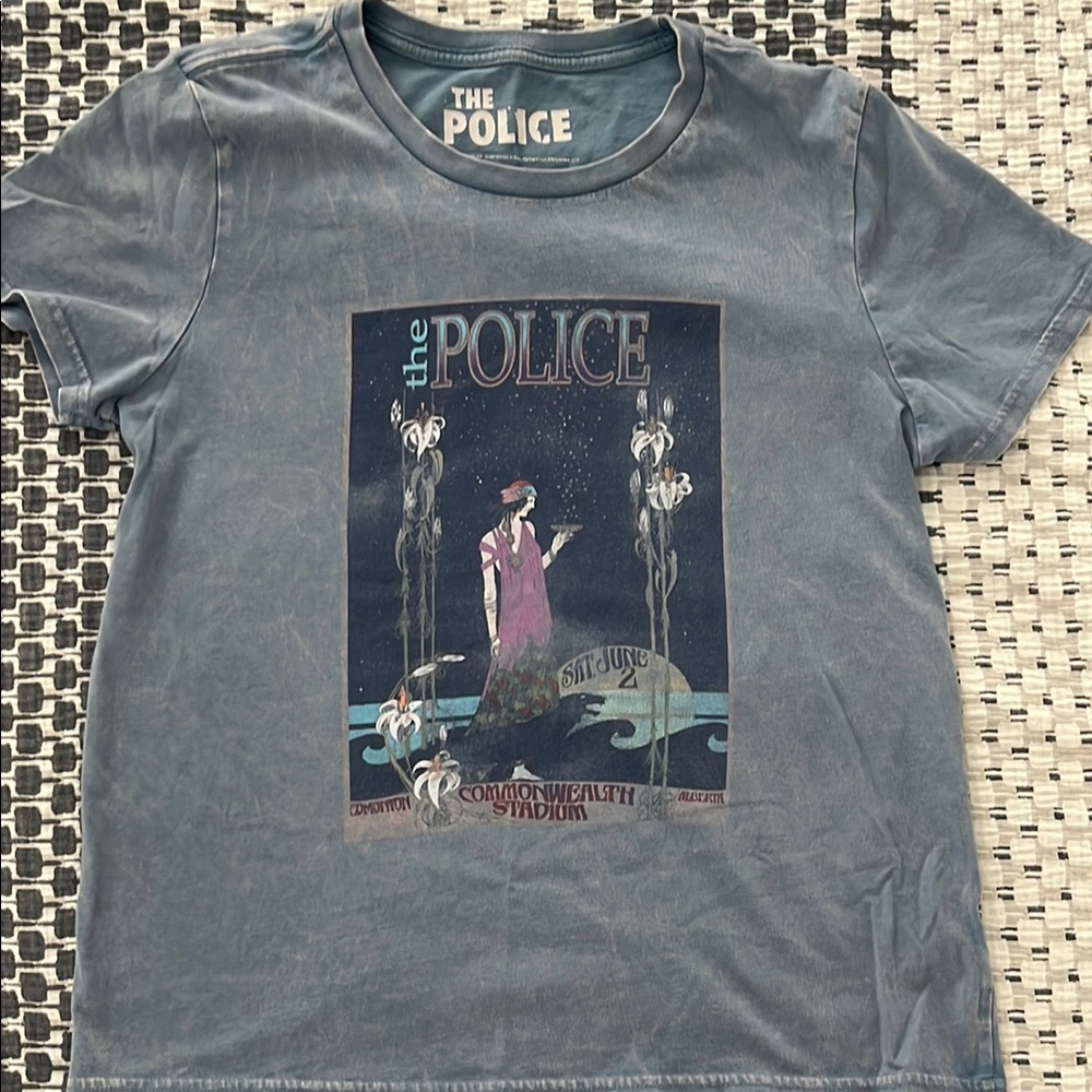 Police Blue Short Sleeve Tee